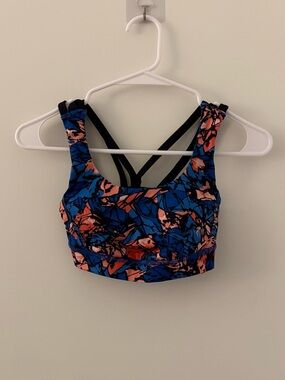 Lululemon Energy Sports Bra
Blue Orange Floral Pattern Medium Support